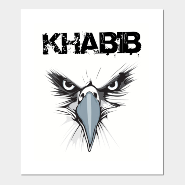 Khabib Nurmagomedov The Eagle Tshirt Khabib Nurmagomedov Posters And Art Prints Teepublic Uk