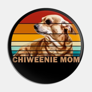 Chiweenie Mom Pin