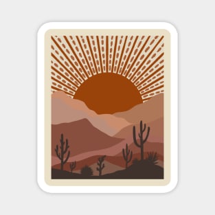 Desert Boho Art Magnet