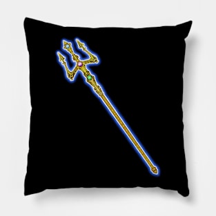 Poseidon trident fork Pillow