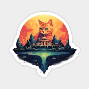 Cosmic Kitten Guardian Magnet