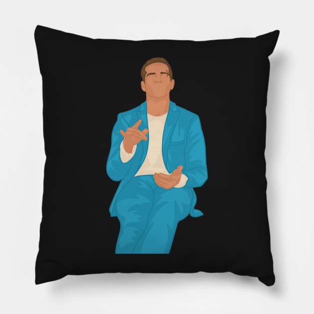 Oliver Stark | Evan 'Buck' Buckley | 911 Pillow by icantdrawfaces