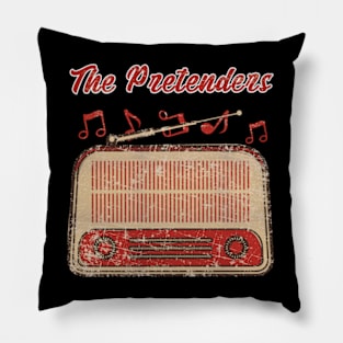 Retro The Pretenders Pillow