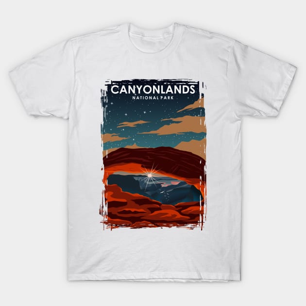 Retro Vintage Canyonlands National Park Tee Shirt Retro Vintage Canyonlands National Park Tee Shirt