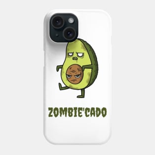 Funny Angry Zombie'Cado Avocado Phone Case