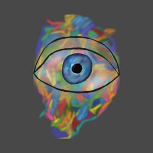 Blue eye rainbow mist T-Shirt