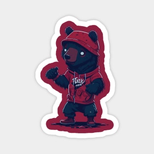 Funny Dancing Bear Magnet