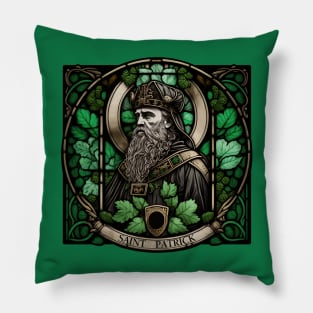 Saint Patrick for Saint Patrick's day Pillow