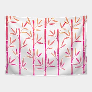 Pink Bamboo Tapestry