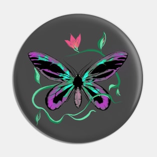 Purple Wings Pin