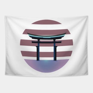 Japanese Underworld gate Tapestry