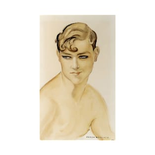 Bare-chested young man by Gerda Wegener T-Shirt