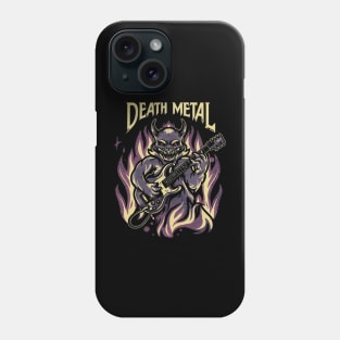 Death Metal Satanic Baphomet Cat Phone Case