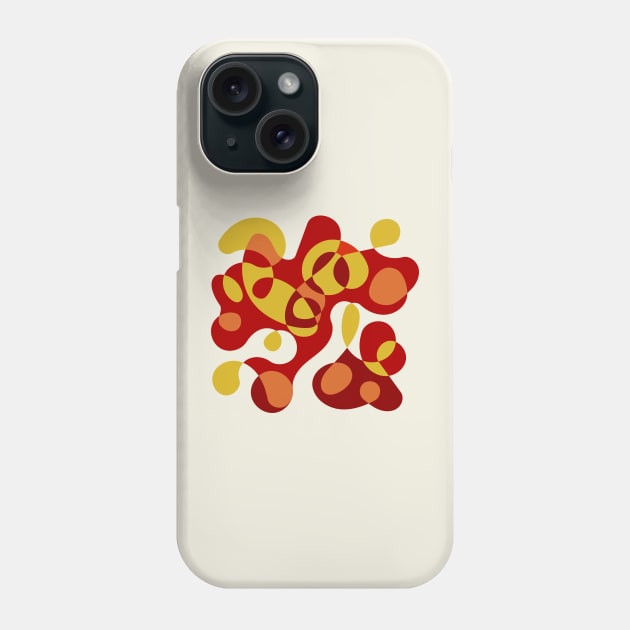 Surreal Shapes (Miro Inspired) Phone Case by n23tees