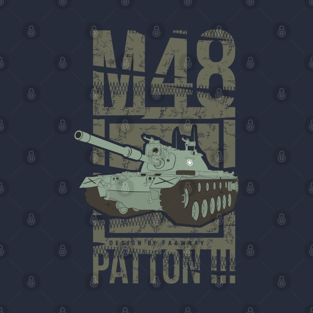 US Tank M48 Patton III by FAawRay