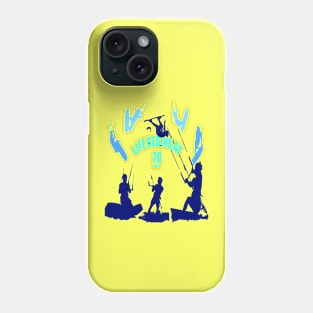 Kiting Life Begins At Twenty Knots Kitesurfer Fun Quote 11 Phone Case