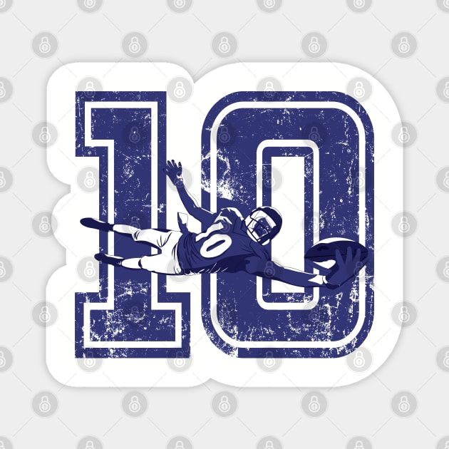 Number Ten NFL Magnet by Aldebaran