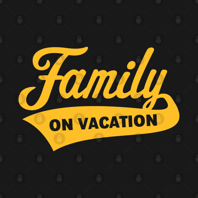 Family On Vacation (Family Holiday / Gold) by MrFaulbaum