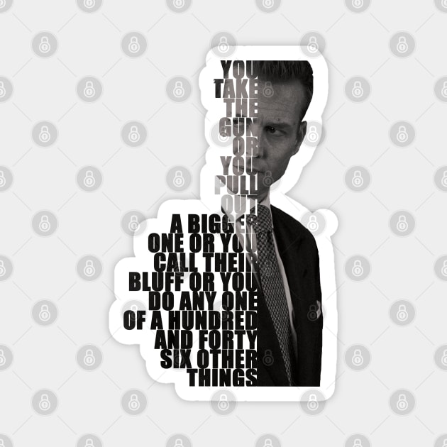 Harvey Specter - You Take The Gun Magnet by The Architect Shop