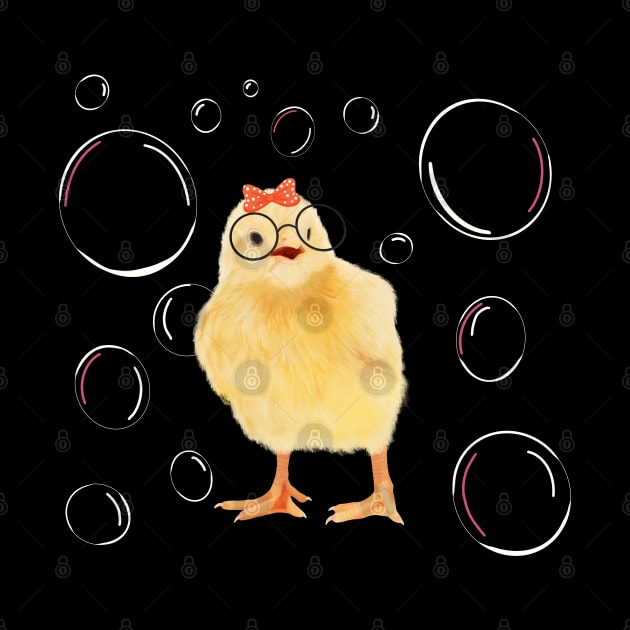 Cute Chick With Bubbles by Suneldesigns