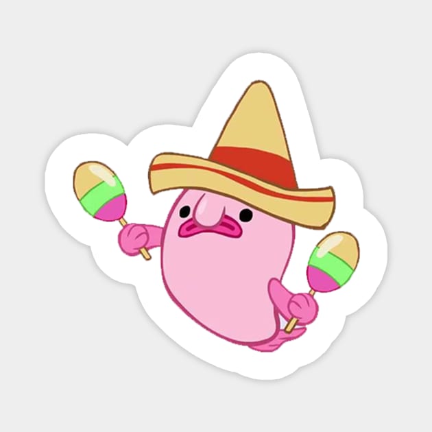 Mexican Blobfish Magnet by JustBlobvis