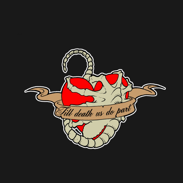 Facehugger love Alien Kids TShirt TeePublic