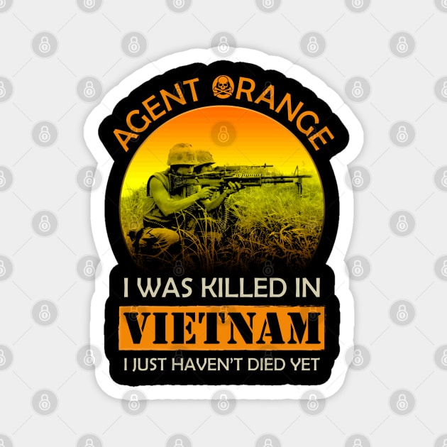 Agent Orange Magnet by triggerleo