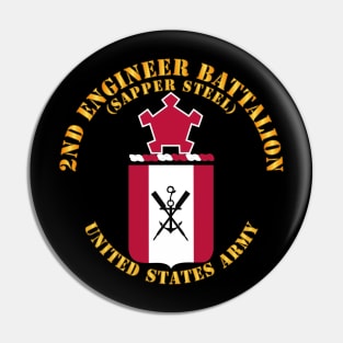 COA - 2nd Engineer Battalion - Sapper Steel Pin