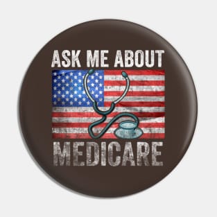 Ask Me About Medicare Pin