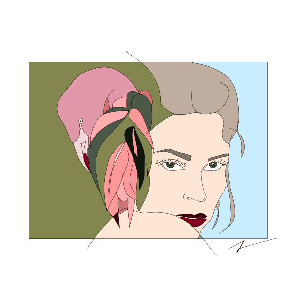 Cabarete #woman #girl #beauty #fineart #popart #home #decor #fashion #buyart #artprint #minimal #drawing by Kirovair