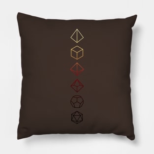 RPG Dice Dungeon Pillow