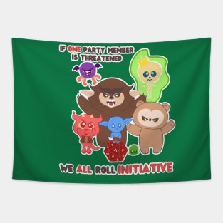 If one party member is threatened, we ALL roll initiative Tapestry