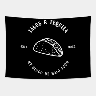 Tacos & Tequila My Cinco De Mayo Food Tapestry