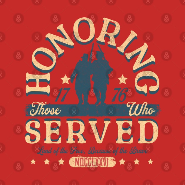 Honoring Those Who Served Patriotic Tribute by Contentarama