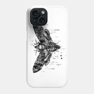 Deaths head hawk moth Phone Case