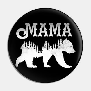 Mama Bear (White) Pin