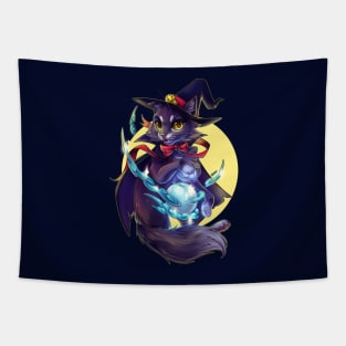 Cat Witch Tapestry