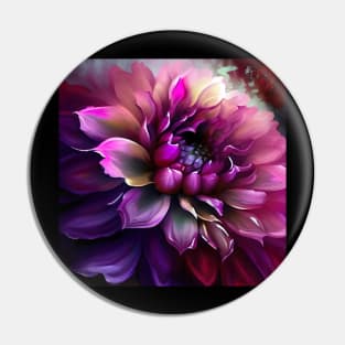 Flower Arts and Digital Designs Pin