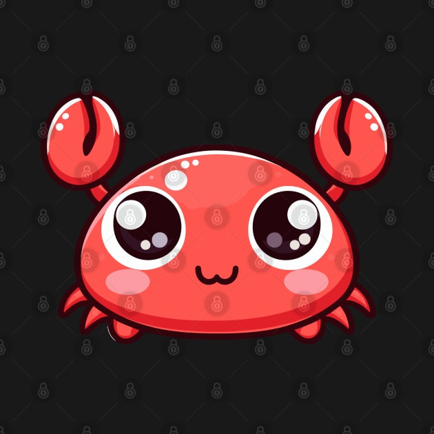 Cute Vectoral Crab Face by CreativeArtss