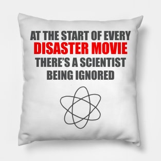 Disaster Movie Scientist Pillow