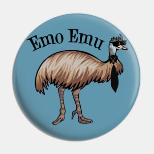 Emo Emu Pin