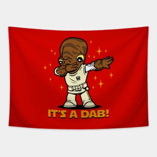 Funny Cute Alien Dabbing Sci-fi Movie Quote Funny Saying Parody Tapestry