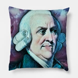 Adam Smith Portrait | Adam Smith Artwork 6 Pillow