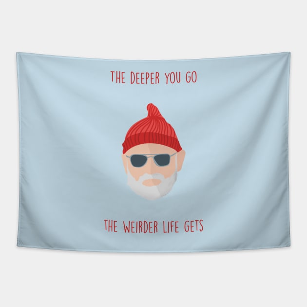 The Life Aquatic with Steve Zissou Tapestry by wackyposters