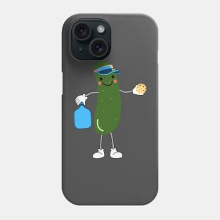 Pickleball Pickle Character Phone Case