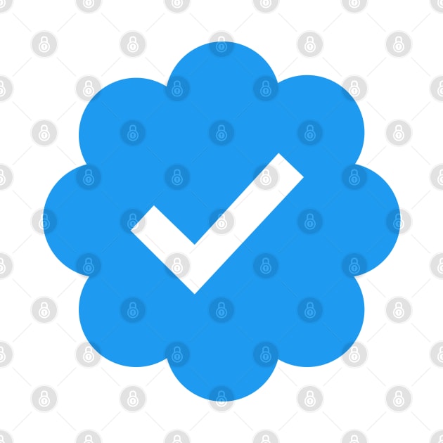 Twitter Verified Blue Check Mark by powniels