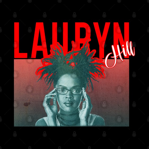 Vintage Bootleg Lauryn Hill - Halftone by Skate Merch