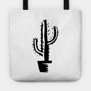 Cactus Shade Black 'n White Gift Tshirt Tote