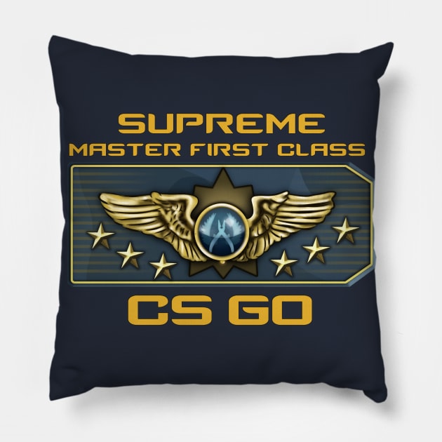 suprememasterfirstclass Pillow by PjesusArt