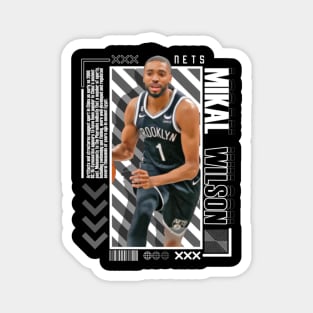 Mikal Bridges Paper Poster Version 10 Magnet